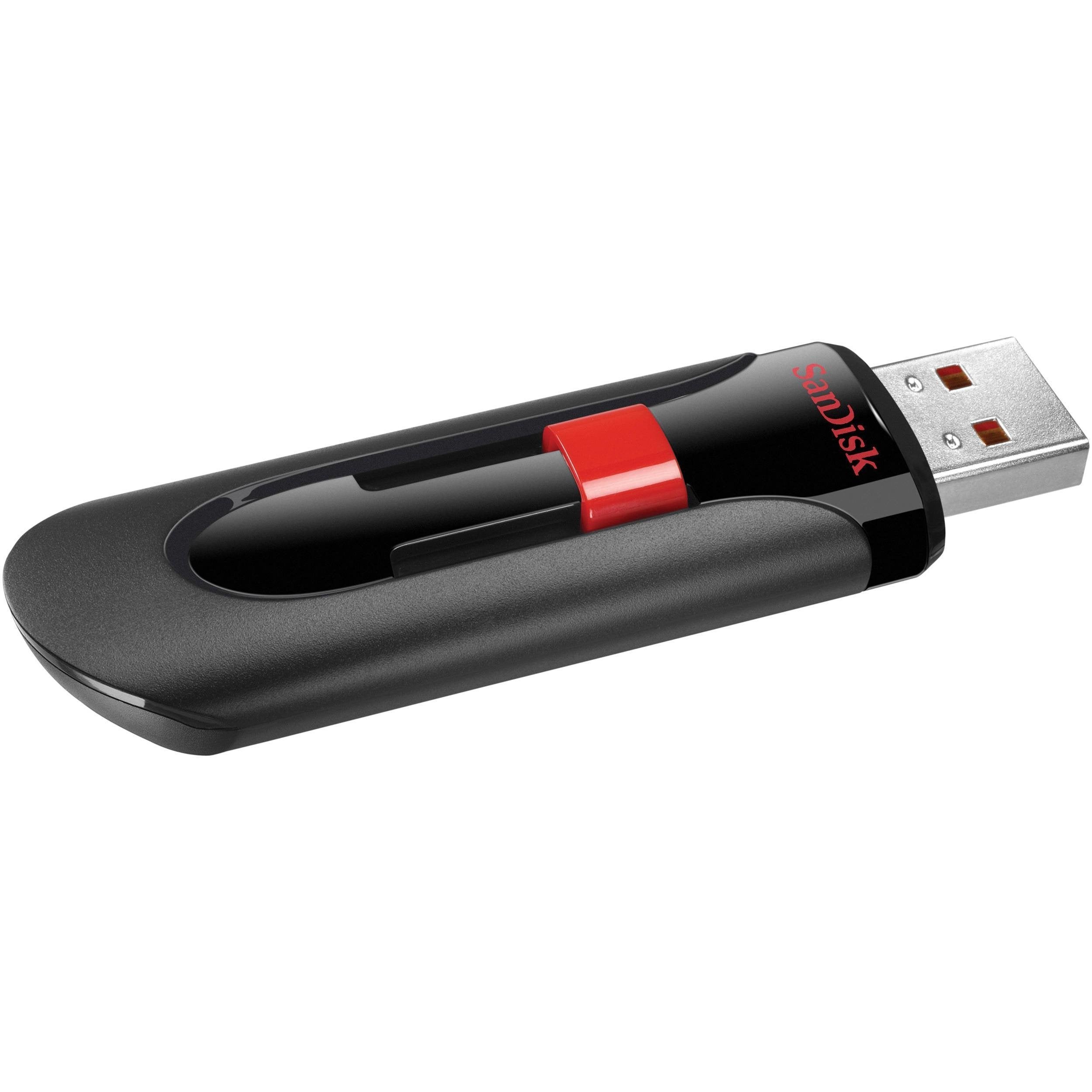 Sandisk Cruzer Glide 16GB USB Flash Drive Camera tek