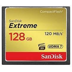 Sandisk Extreme CF 128GB 120MB/s Camera tek