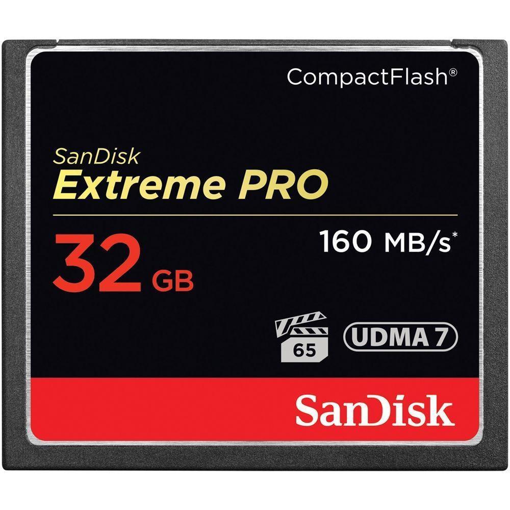 Sandisk Extreme Pro CF 32GB 160MB/s Camera tek
