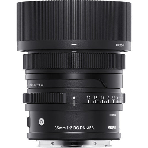 Sigma 35mm f/2 DG DN Contemporary Lens for Sony E Camera tek