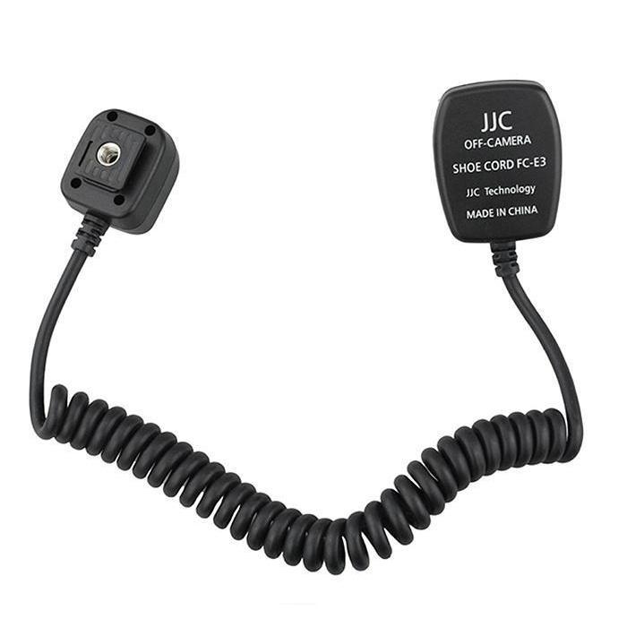 The JJC TTL Off-Camera Shoe Cord FC-E3 For Canon Camera tek